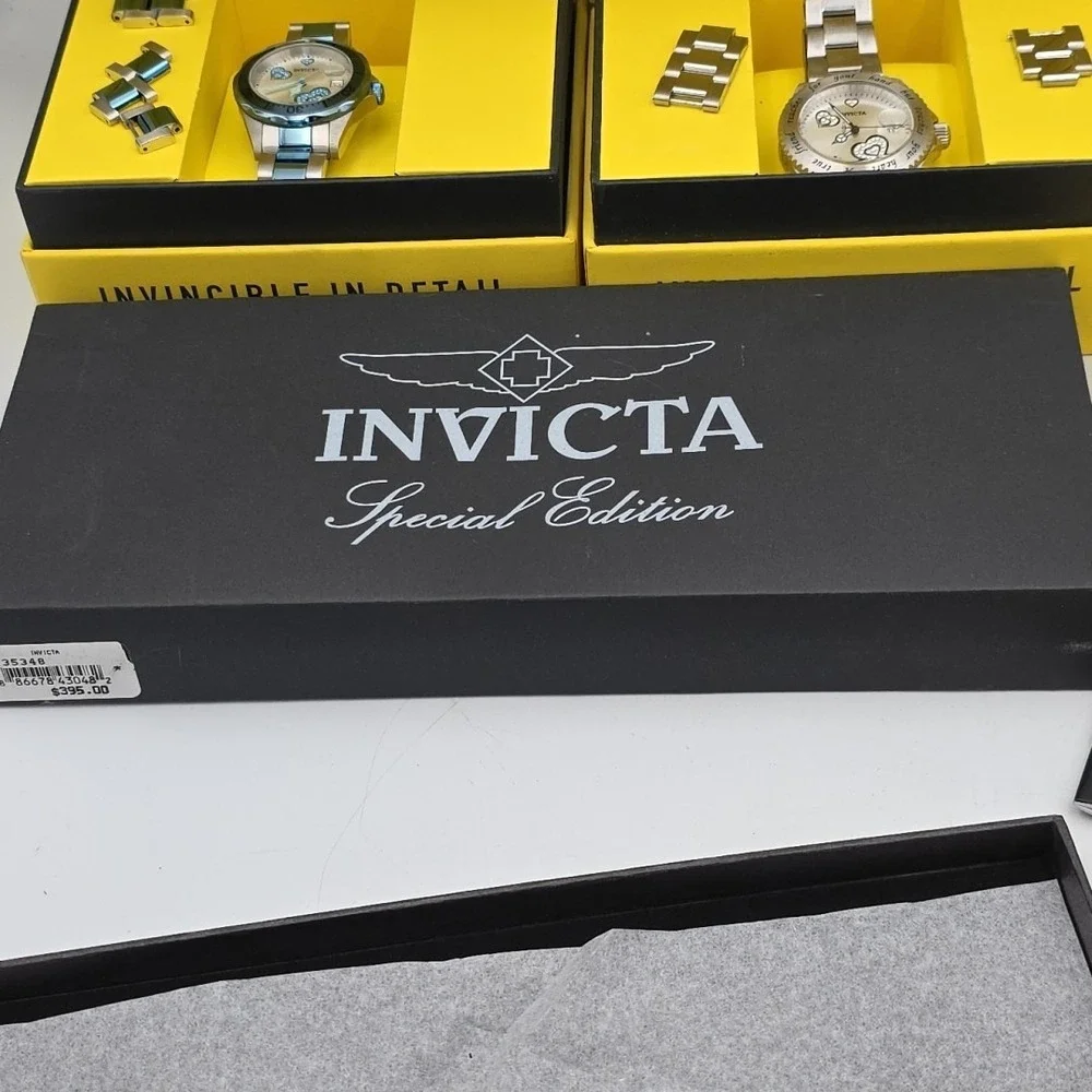 Invicta Women Watches Lot Of 4 EUC WITH Boxes All Need Batteries Special Edition
